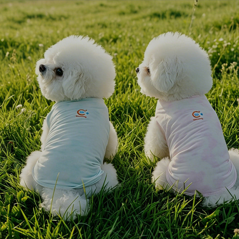 Cooling & UV Protection Pet Shirt with Heat-Responsive Indicator