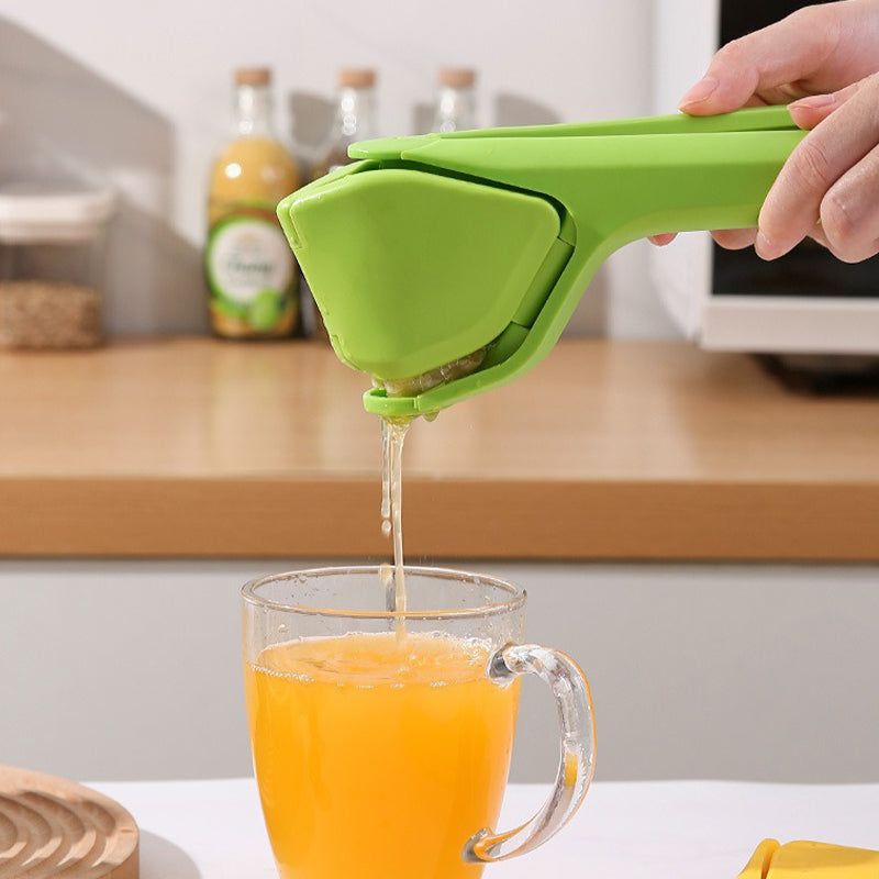 Foldable Manual Lemon Juicer – Portable Hand Press Citrus Squeezer
