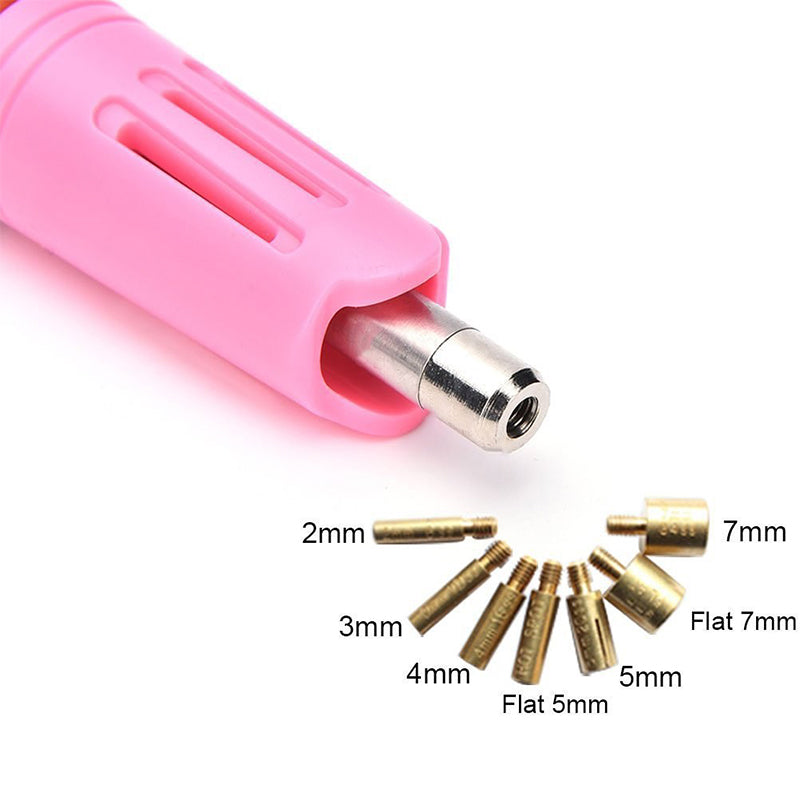 Portable DIY Rhinestone Applicator with Interchangeable Tips