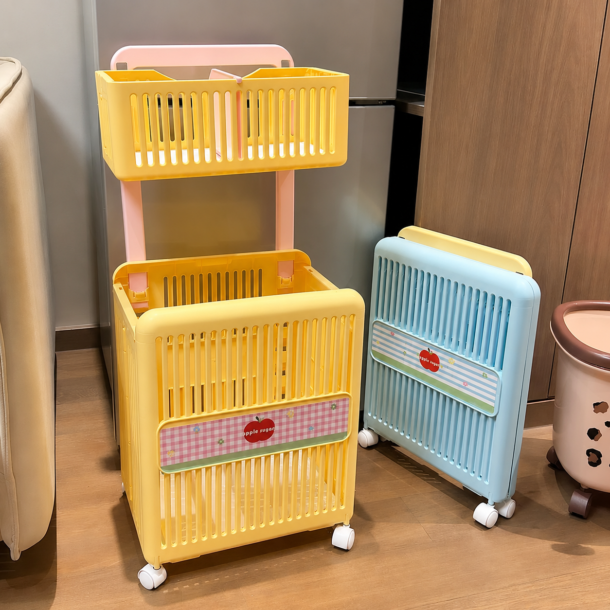 Multi-Compartment Laundry Basket