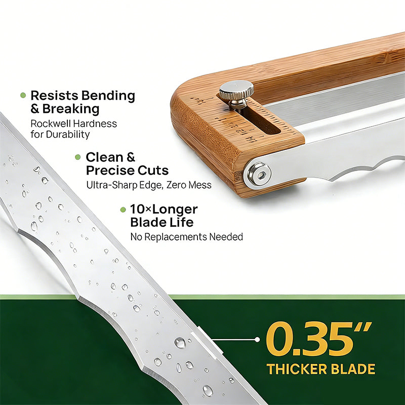 Premium Adjustable Slicing Bread Knife
