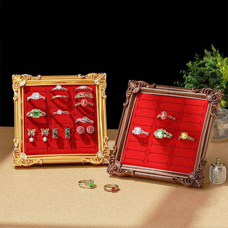 European-Style Jewelry Display Stand for Rings & Earrings
