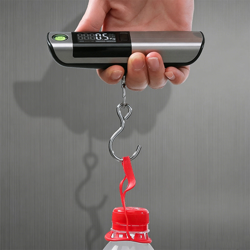 Portable Digital Luggage Scale with Measuring Tape