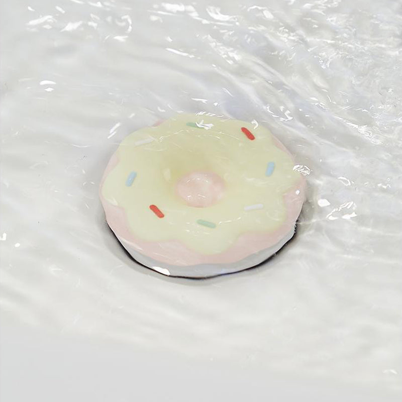 Universal Ceramic Donut Pop-Up Drain Stopper, Anti-Clog & Odor-Free
