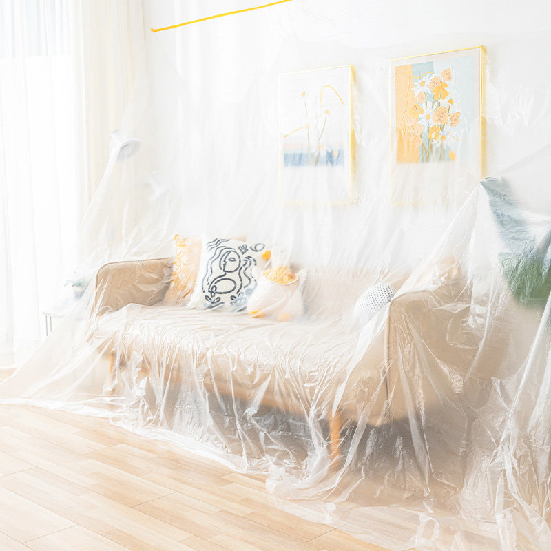 Thick Moisture-Proof Furniture Dust Film – Residue-Free Tape
