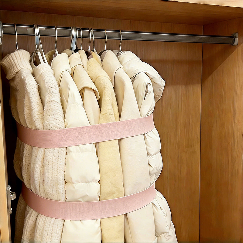 Multi-Hole Adjustable Compression Clothing Storage Straps