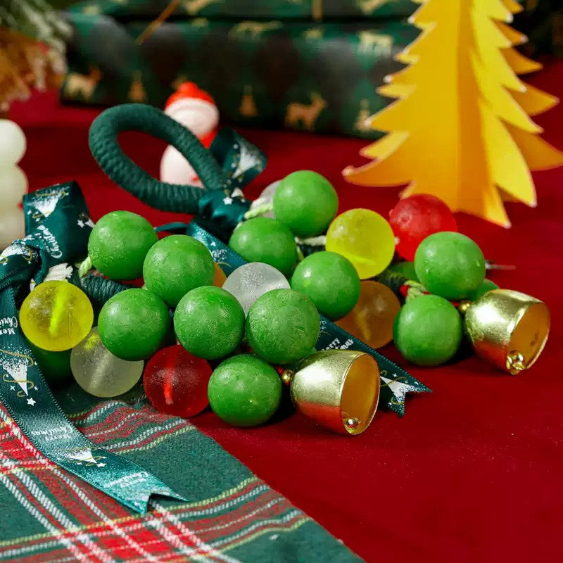 Christmas Tree Grape Essential Oil Soap | Handmade Hanging Soap