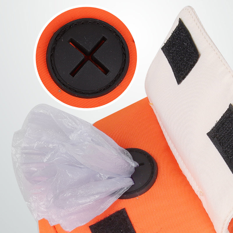 All-in-One Dog Walking Backpack Leash with Storage & Hidden Poop Bag Dispenser