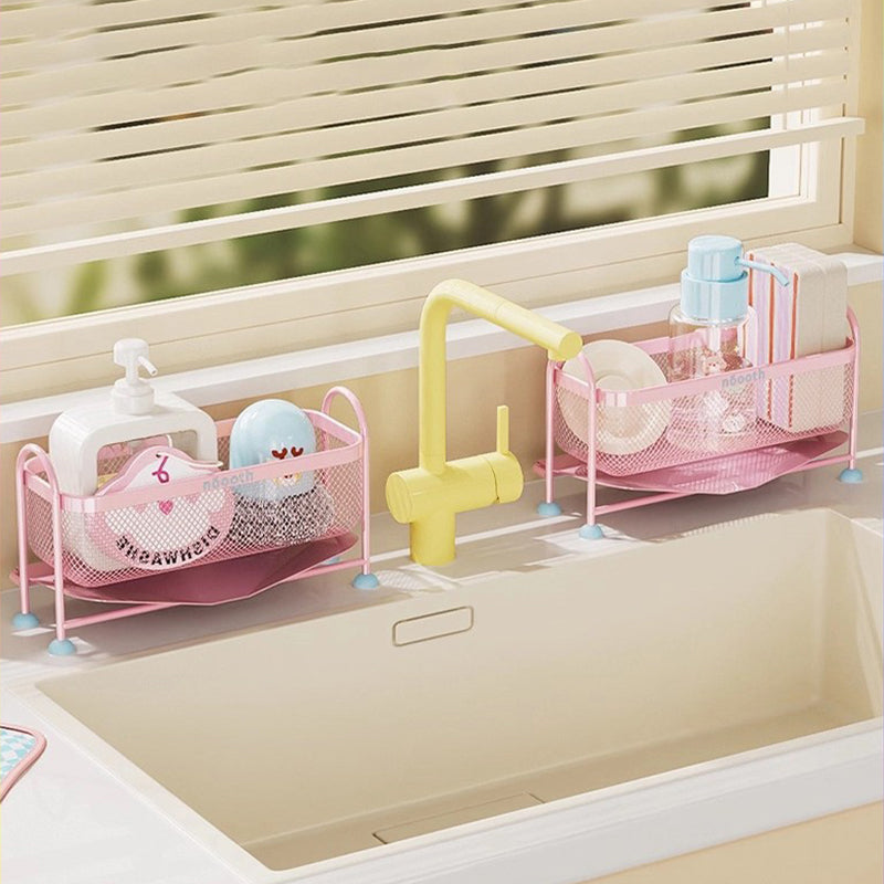 Anti-Slip 45° Sloped Drain Sink Organizer