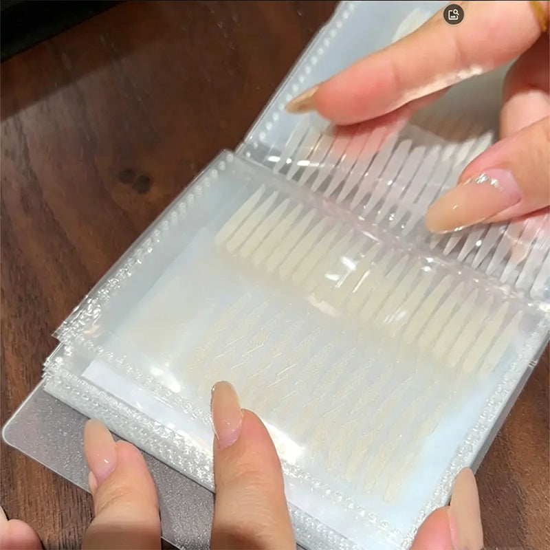 Frosted Transparent Eyelash Tape Storage Book