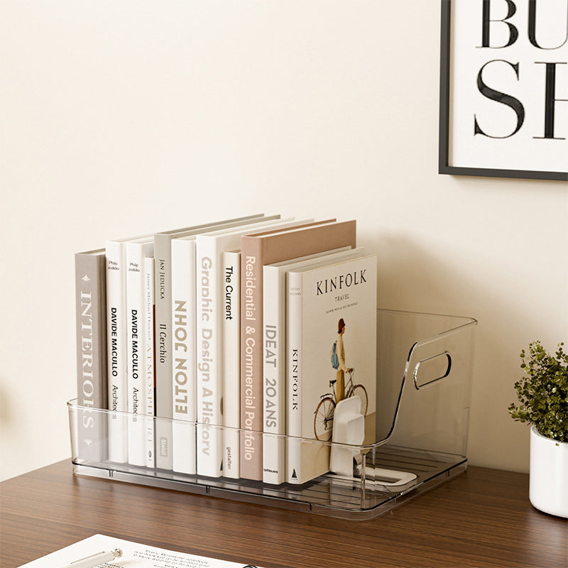 Clear Desktop Book Stand – Adjustable & Anti-Tip
