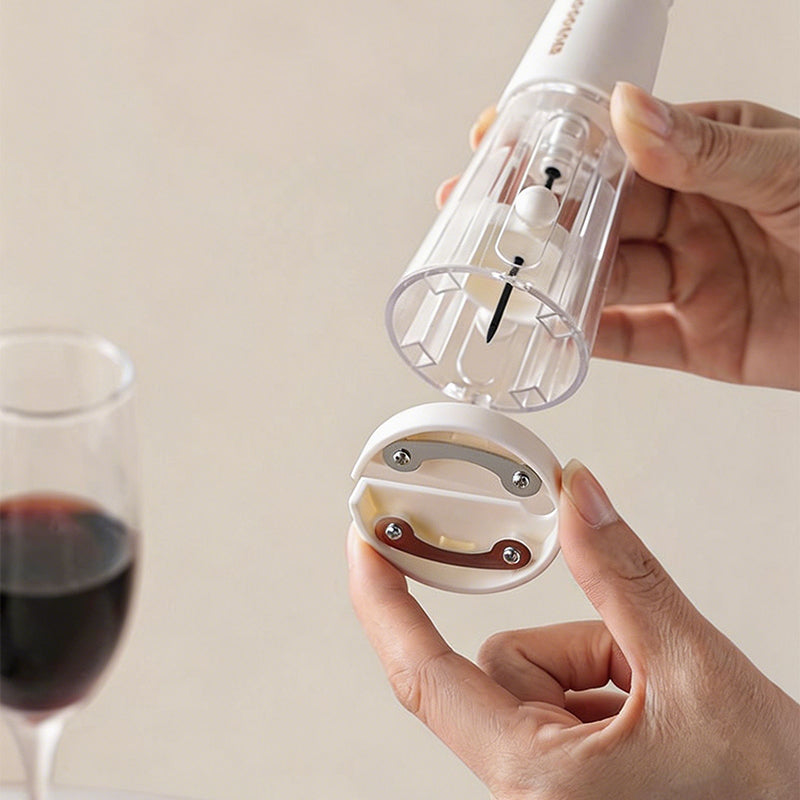 2-in-1 Air Pressure Wine Opener with Foil Cutter