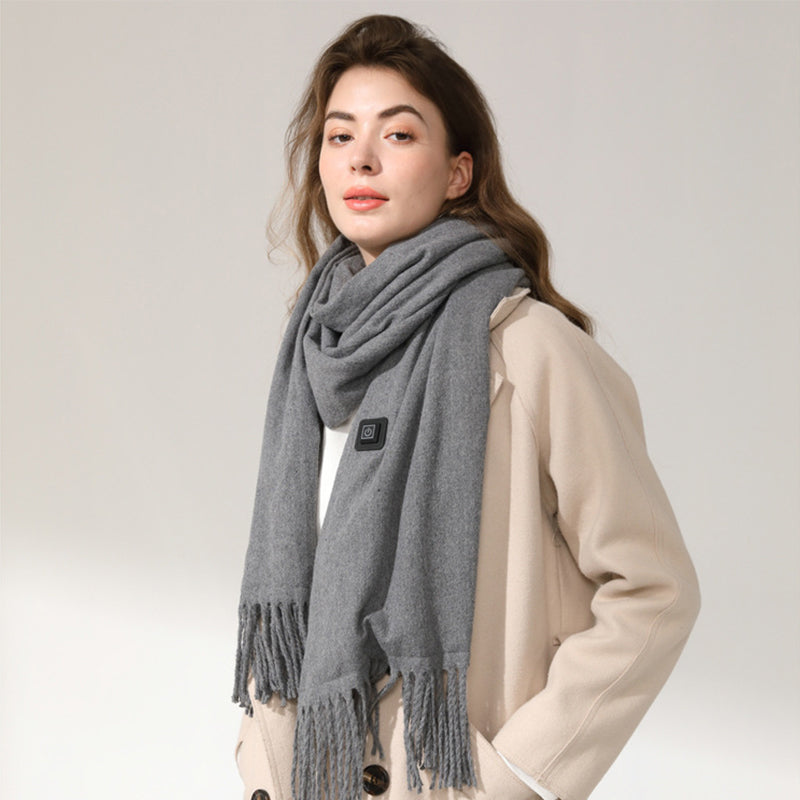 USB Heated Scarf – 3-Level Fast Heating