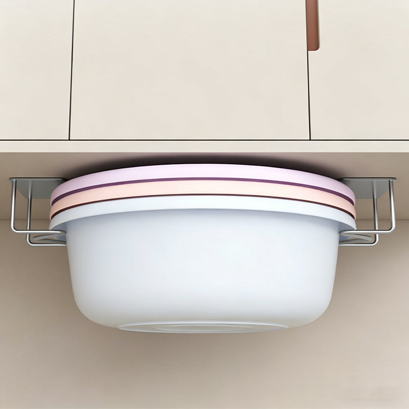 Drill-Free Stainless Steel Wall Mounted Storage Rack