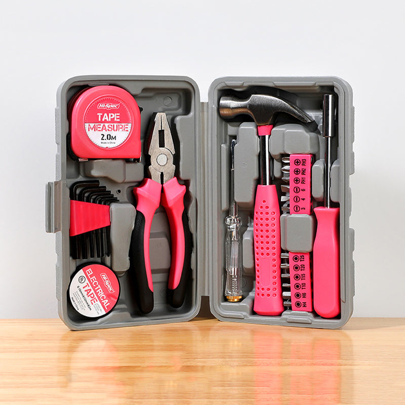 24-Piece Portable Carbon Steel Home Repair Tool Kit