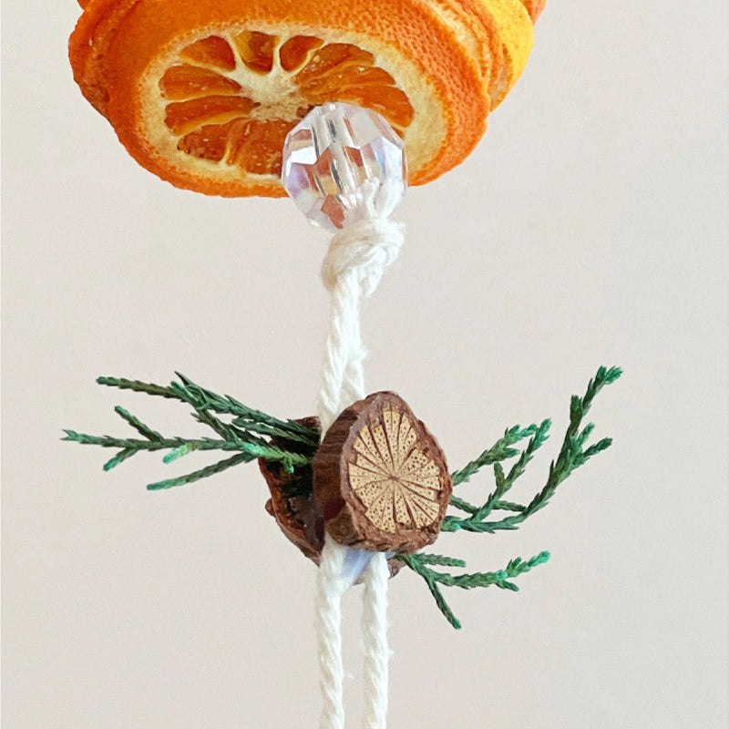 Natural Orange Car Hanging Ornament with Essential Oil