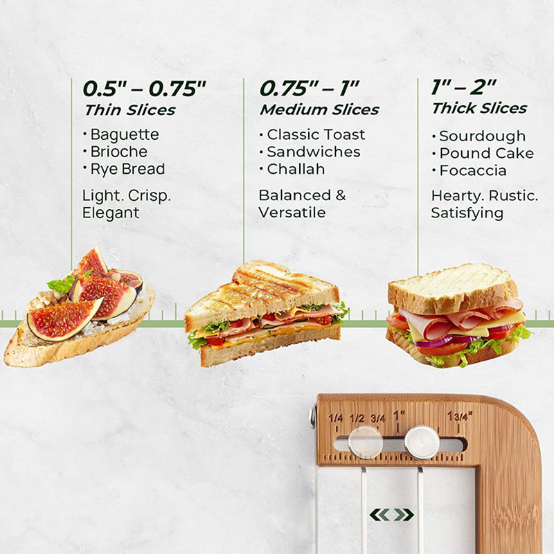Premium Adjustable Slicing Bread Knife