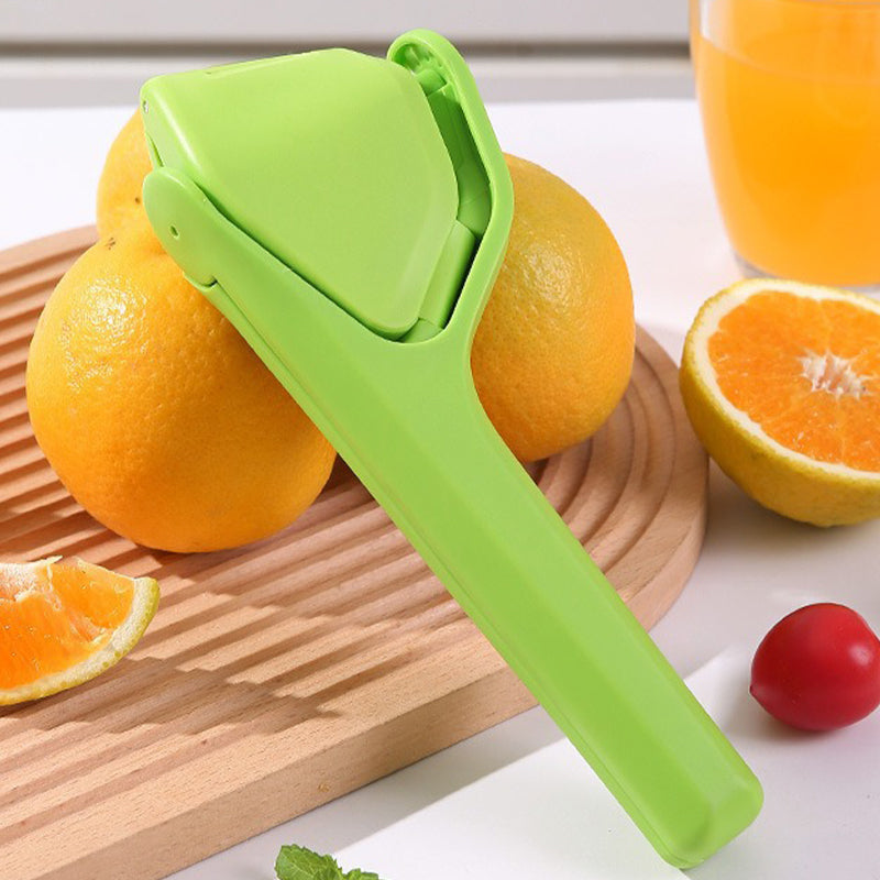 Foldable Manual Lemon Juicer – Portable Hand Press Citrus Squeezer