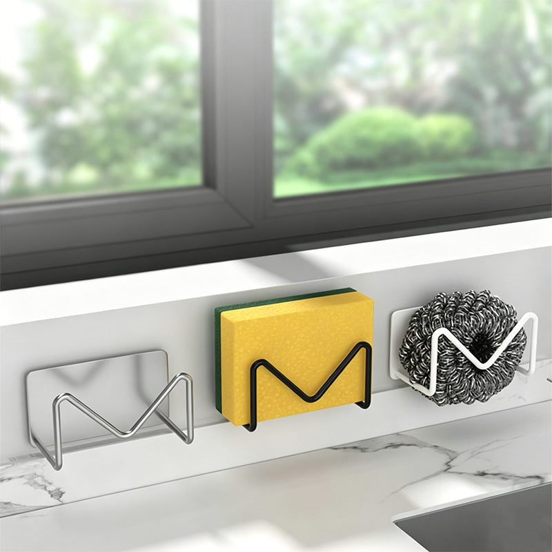 Drill-Free Stainless Steel Wall Mounted Storage Rack