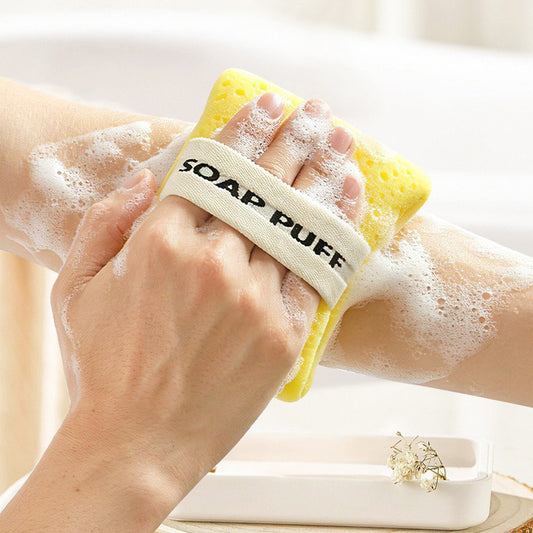 3-in-1 Exfoliating Soap Saver Bag with Anti-Slip Grip Strap