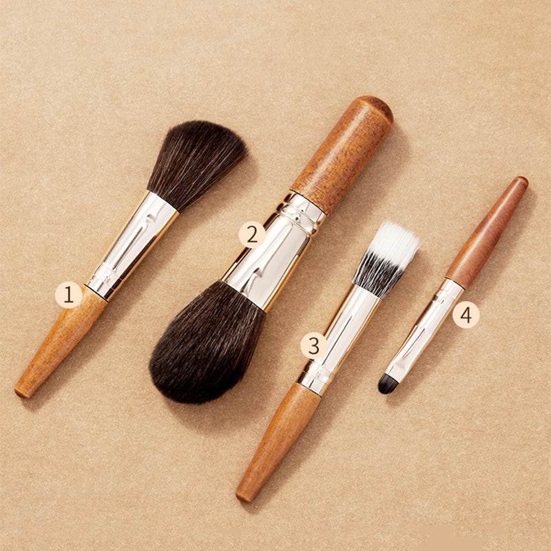 Mini Portable Makeup Brush Set – 9PCS with PU Case