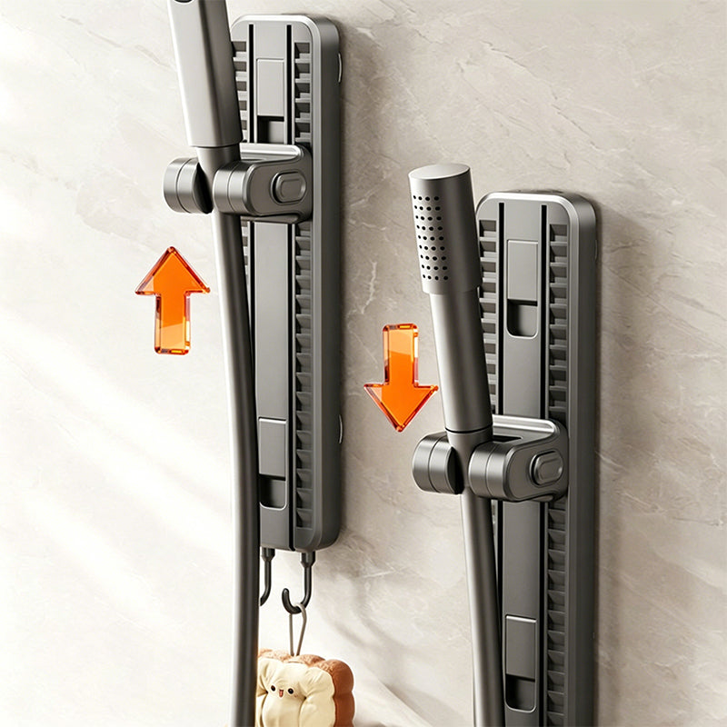 Sliding Track Suction Shower Head Holder – Height Adjustable, Universal Fit & Reusable