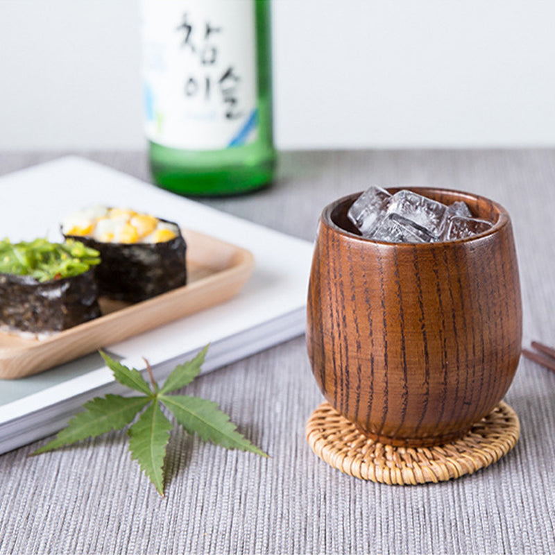 Charred Wood Whiskey Glass