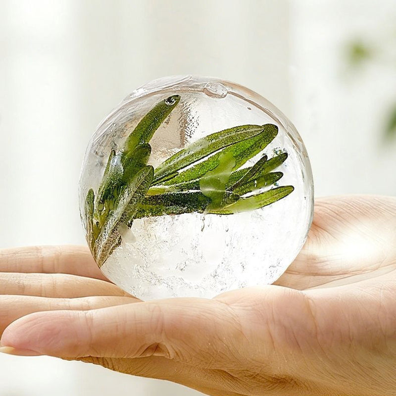 Foldable Ice Ball Cup – 2-in-1 Ice Maker & Drinking Bottle