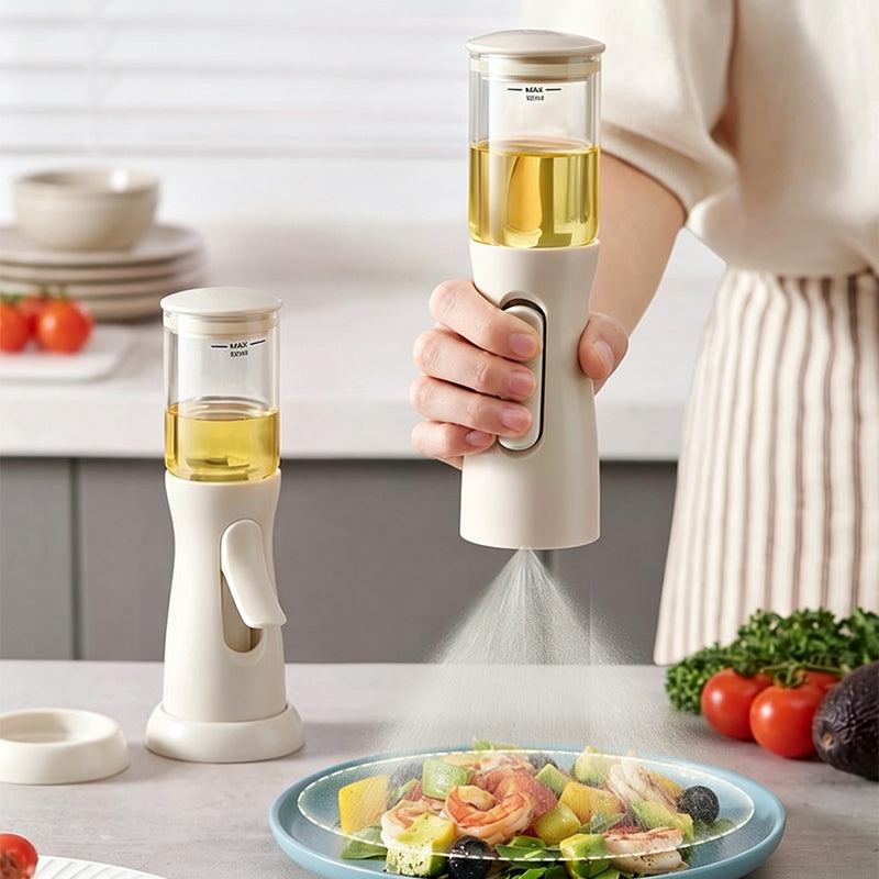 2-in-1 Upside-Down Oil Sprayer & Pourer