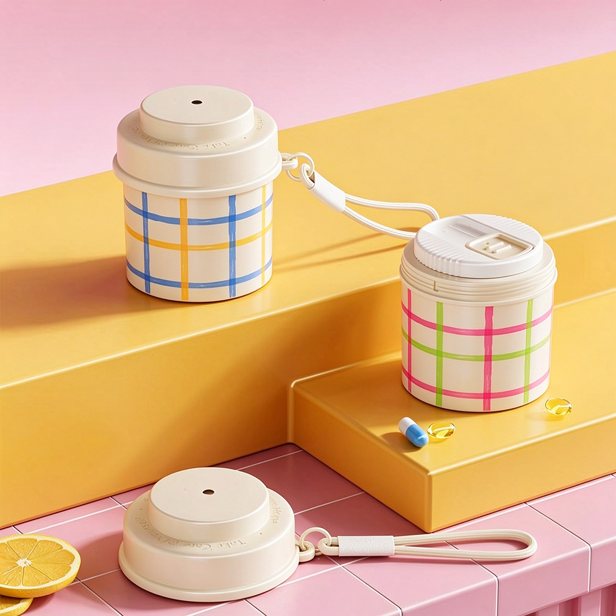 Portable Travel Pill Organizer