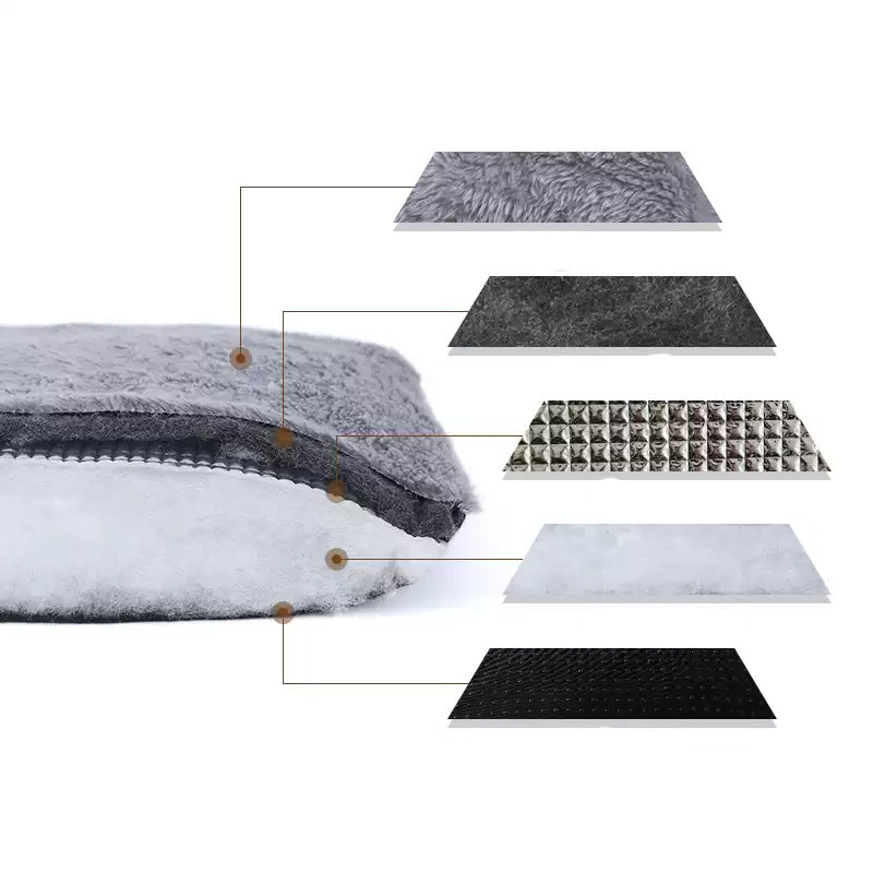 Soft Natural Pet Mat – Washable Cushion Pad for Small & Large Pets