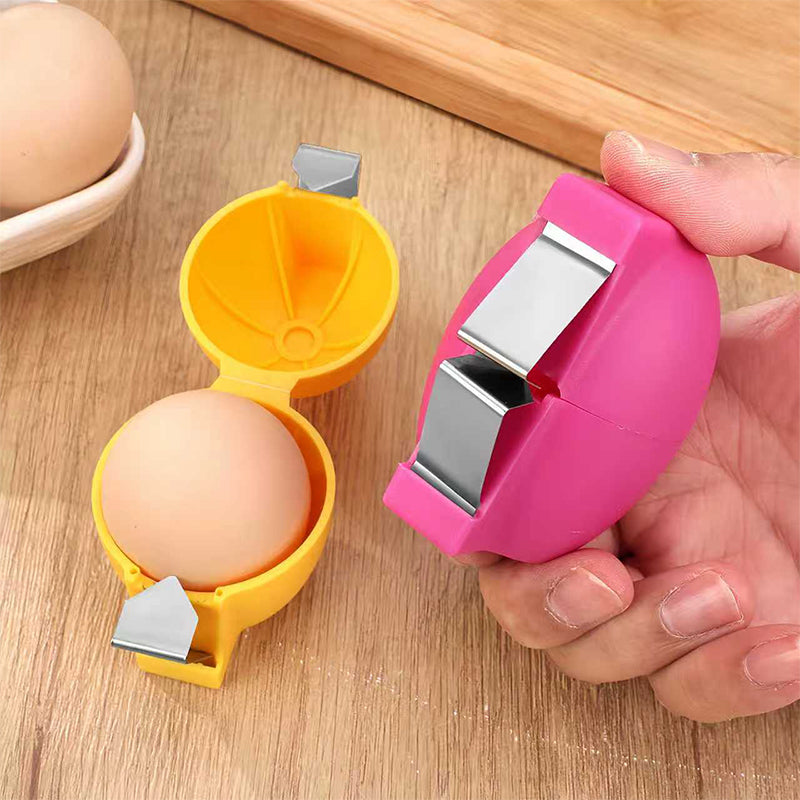 Creative Egg-Shaped Kitchen Egg Cracker Tool