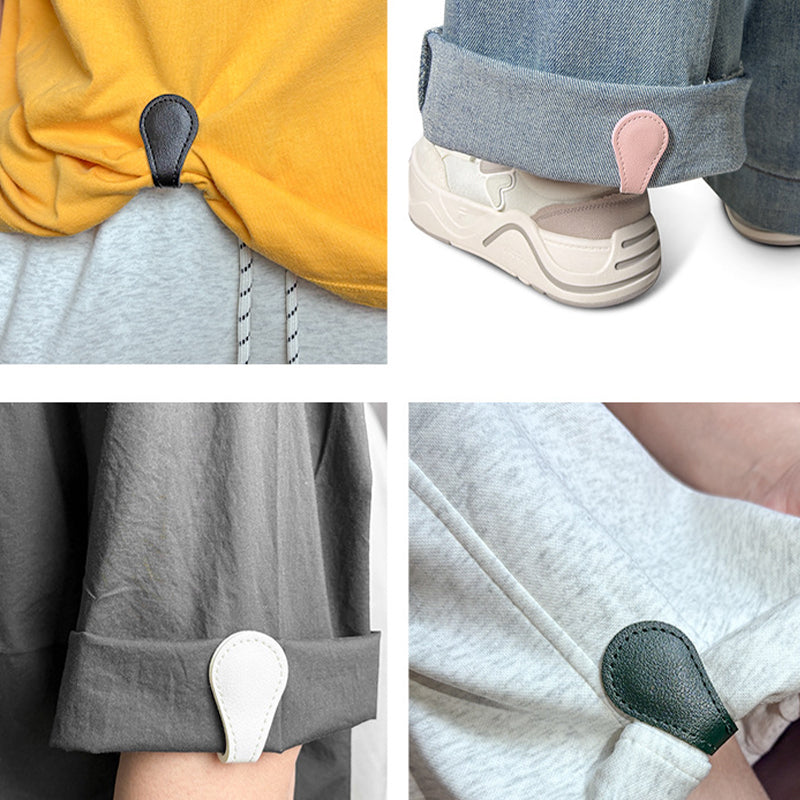 Leather Magnetic Clothing Hem Clips for Pants & Sleeves