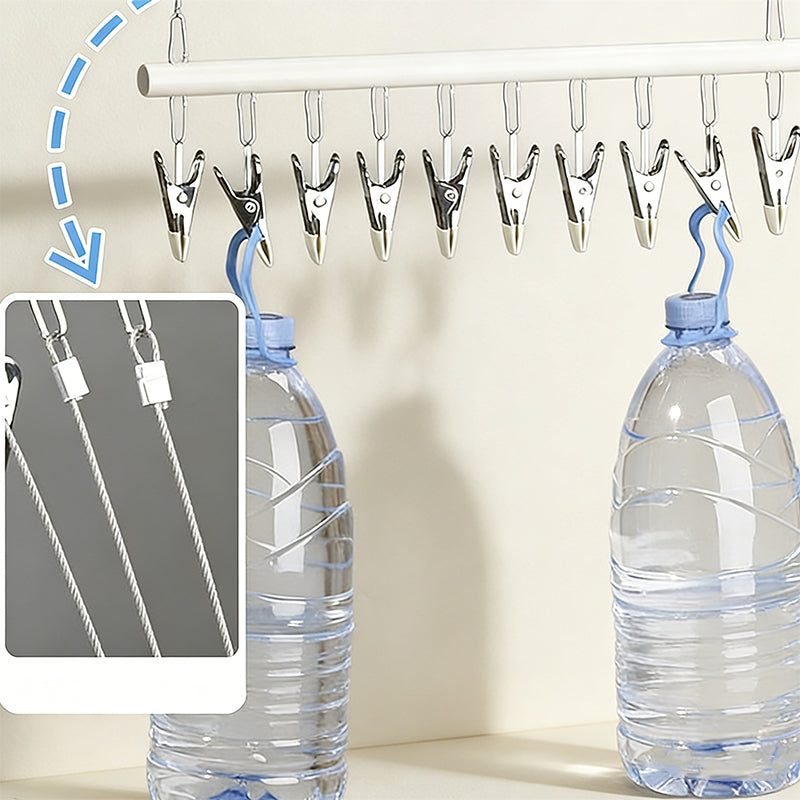 Stainless Steel Double-Layer Drying Rack | No-Mark Organizer for Hats & Intimates