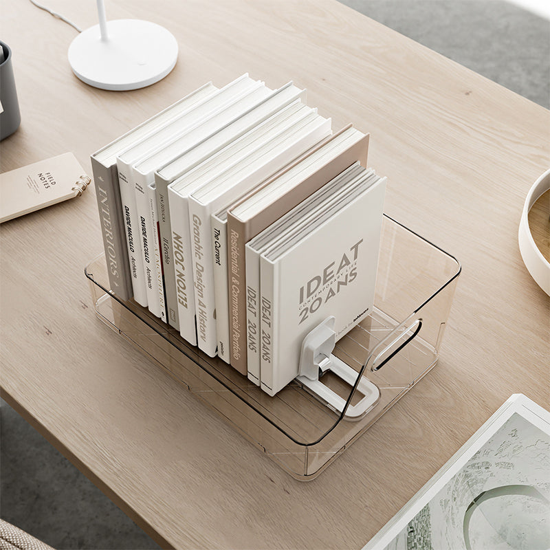 Clear Desktop Book Stand – Adjustable & Anti-Tip