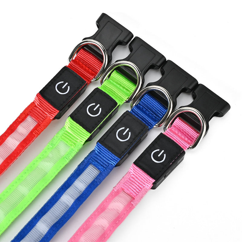 High-Visibility Waterproof LED Glow Collar