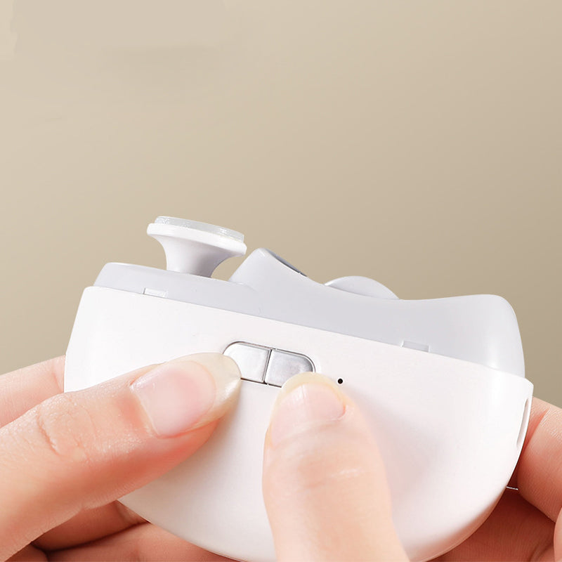 Quiet Electric Nail Clipper for Kids & Adults with Safety Lock