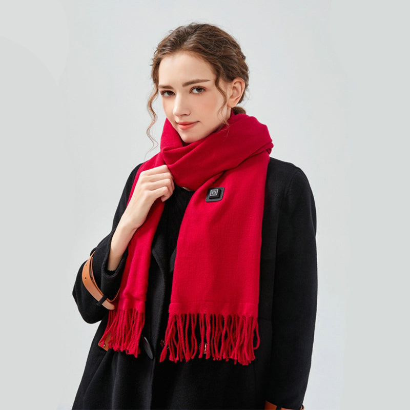 USB Heated Scarf – 3-Level Fast Heating