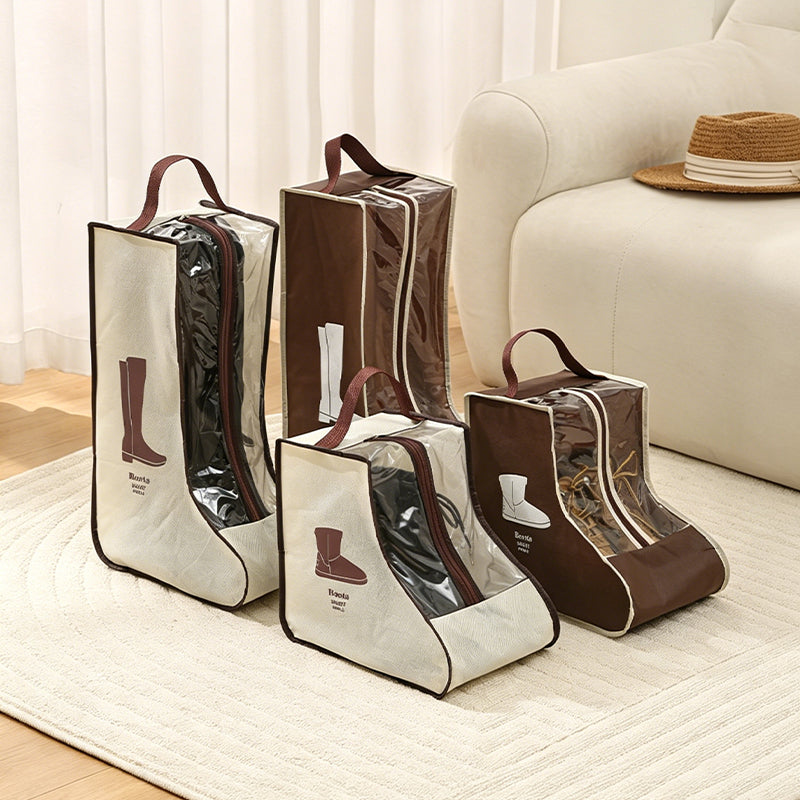 Clear PVC Shoe Organizer for Boots and Multiple Shoe Types