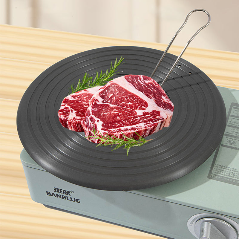 Detachable Heat Diffuser & Defrosting Plate with Handle