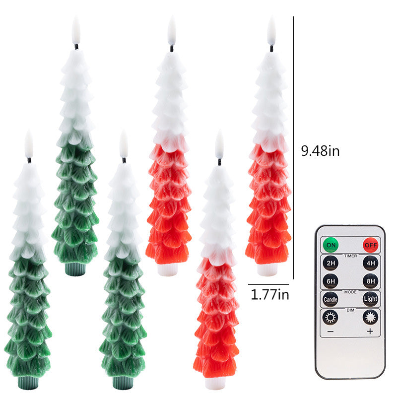 Christmas Paraffin Wax Candle Light