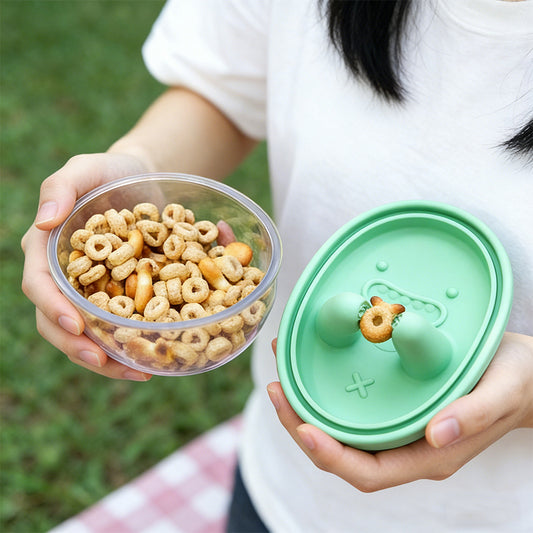 Cute Airtight Snack Container – Hands Stay Clean