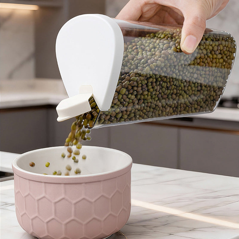 360° Rotating 6-Compartment Airtight Grain Storage Rack