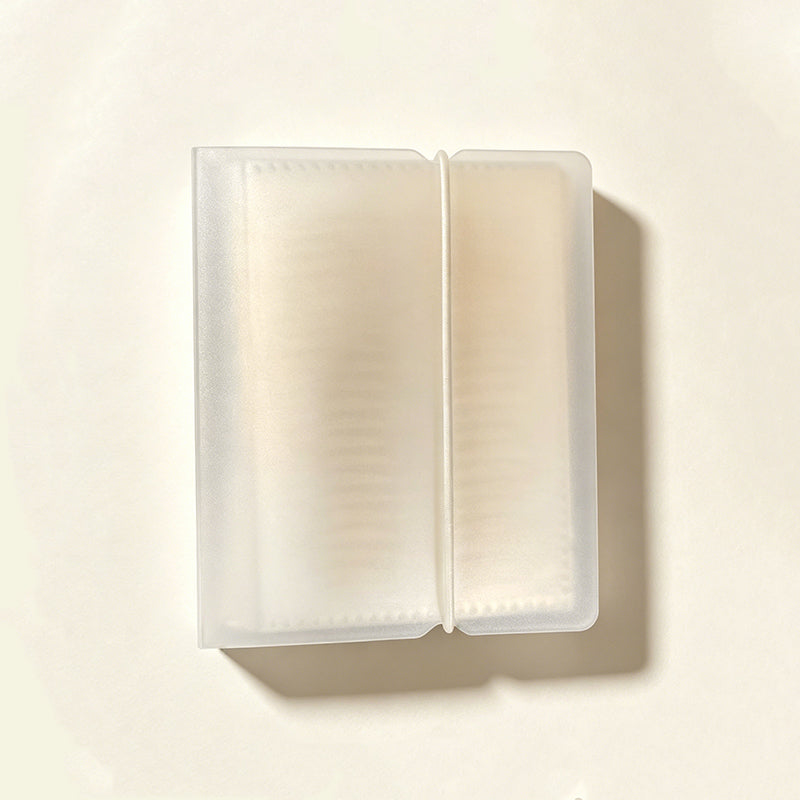 Frosted Transparent Eyelash Tape Storage Book