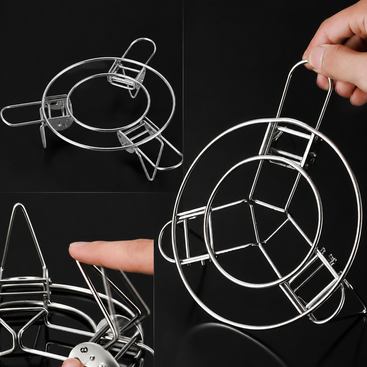 304 Stainless Steel Expandable Steaming Rack