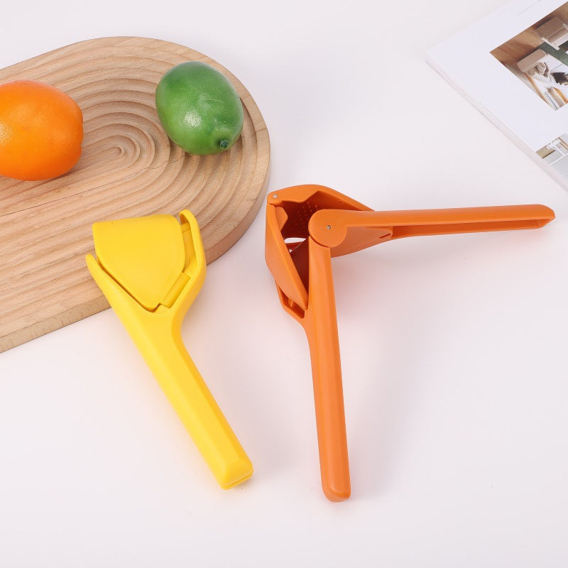 Foldable Manual Lemon Juicer – Portable Hand Press Citrus Squeezer