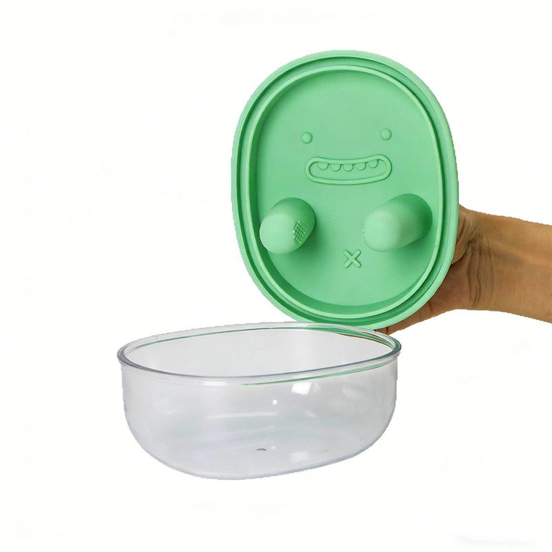 Cute Airtight Snack Container – Hands Stay Clean