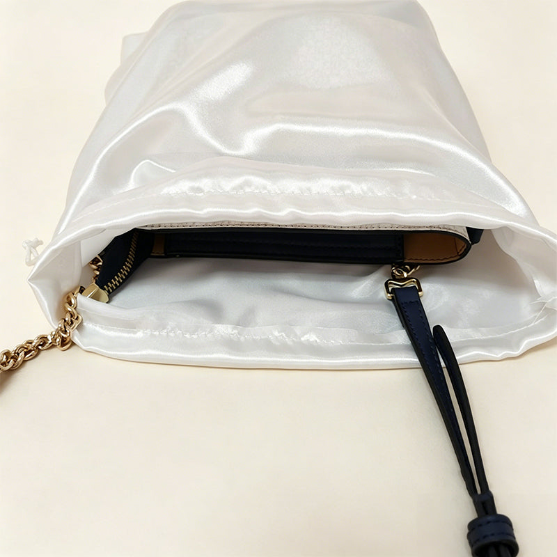 Premium Satin Dust Bag for Handbags with Drawstring Closure