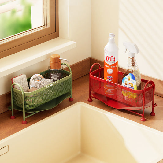 Anti-Slip 45° Sloped Drain Sink Organizer