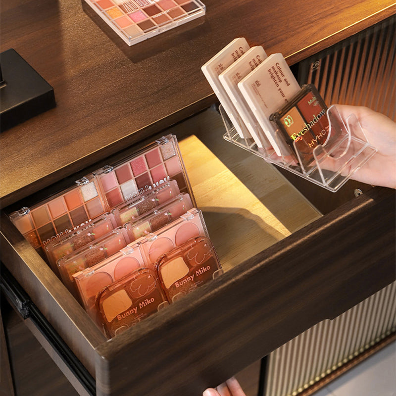 Clear Acrylic Makeup Palette Organizer